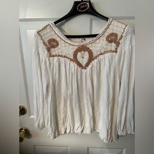 Free people stretchy top-size medium